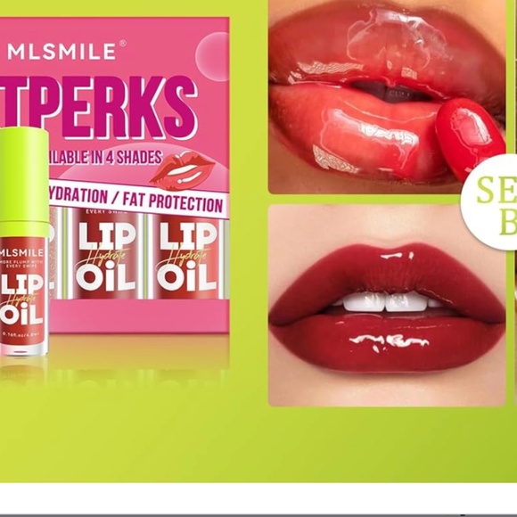 NIB  Set of 8 Lip Oil-Lip Glaze - Picture 8 of 9